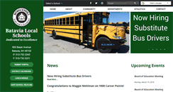Desktop Screenshot of bataviaschools.org